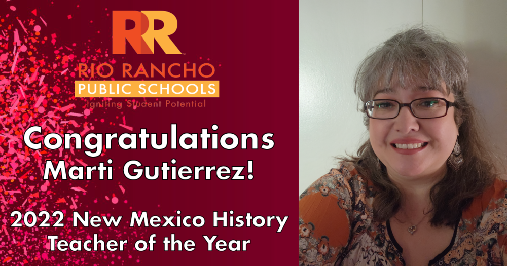 Congratulations Marti Gutierrez