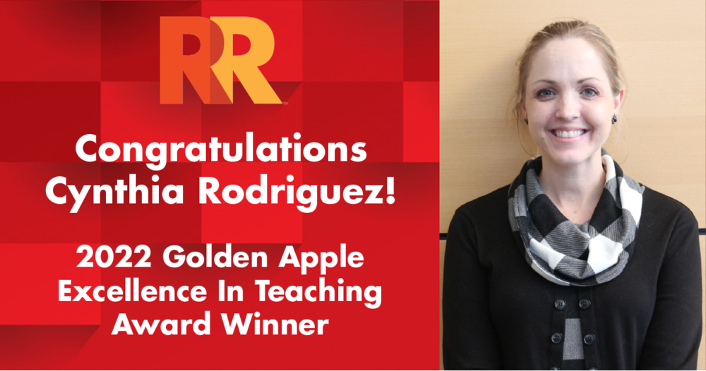 Congratulations Cynthia Rodriguez