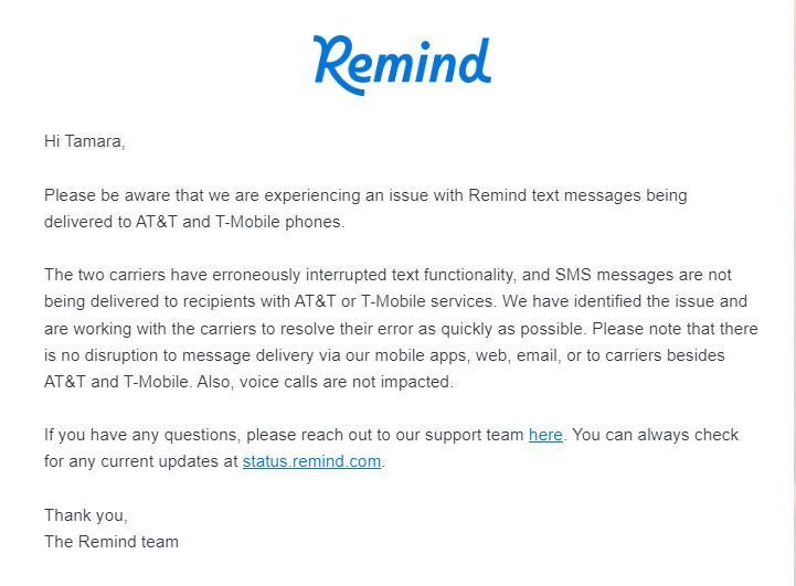 Remind Notice