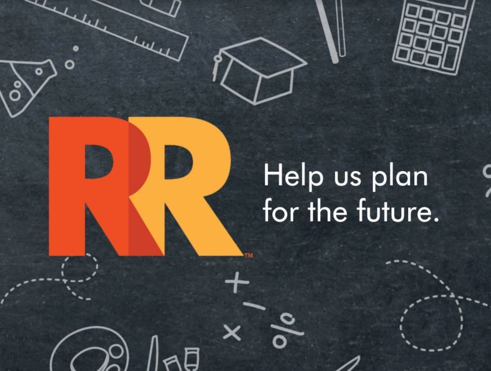 RRPS logo with the words "Help us plan for the future."