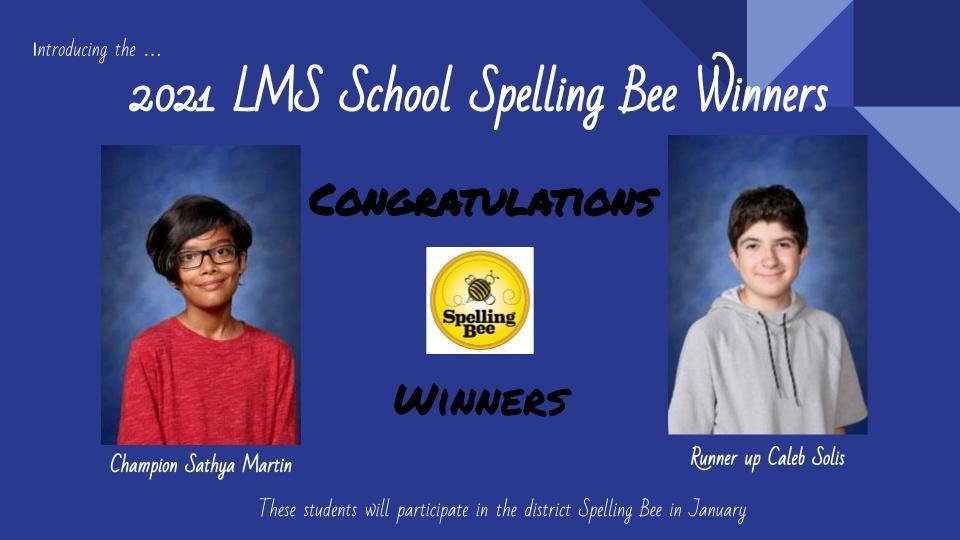 spelling bee winners image