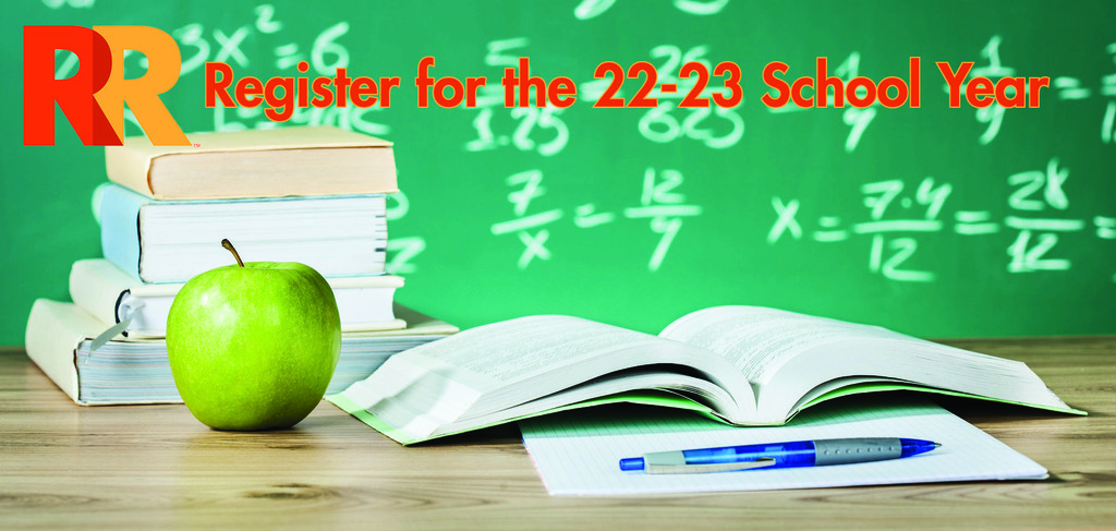 Register for the new school year today online.