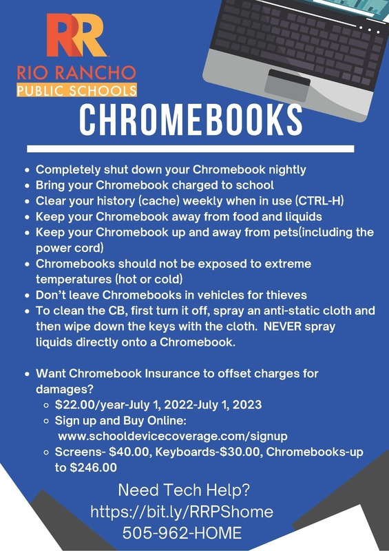 RRPS Chromebook Care FLyer